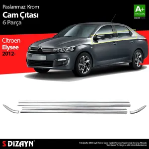 S-Dizayn Citroen C-Elysee Krom Cam Çıta 6 Prç 2013-2017Araca &Ouml;zel Krom Aksesuar&Uuml;r&uuml;n &Ouml;zellikleri:Krom &uuml;r&uuml;nler ara&ccedil; &uuml;zer