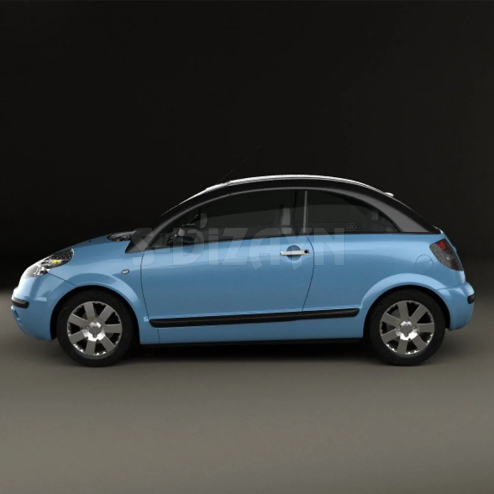 Citroen C3 Uyumlu Krom Kapı Kolu 2 Kapı 2002-2009