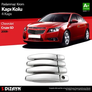 S-Dizayn Chevrolet Cruze SD Krom Kapı Kolu 4 Kapı 2009-2019Araca &Ouml;zel Krom Aksesuar&Uuml;r&uuml;n &Ouml;zellikleri:Krom &uuml;r&uuml;nler ara&ccedil; &uuml