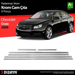 S-Dizayn Chevrolet Cruze SD Krom Cam Çıtası 6 Prç 2009-2019Araca &Ouml;zel Krom Aksesuar&Uuml;r&uuml;n &Ouml;zellikleri:Krom &uuml;r&uuml;nler ara&ccedil; &uuml