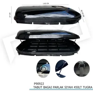 Puando uyumlu Tabut Port Bagaj Parlak Siyah 450LT Tuğra modelleri Oto Aksesuar Shop'de. Kaliteli malzeme, hızlı kargo ve güvenli alışverişle hemen inceleyin.