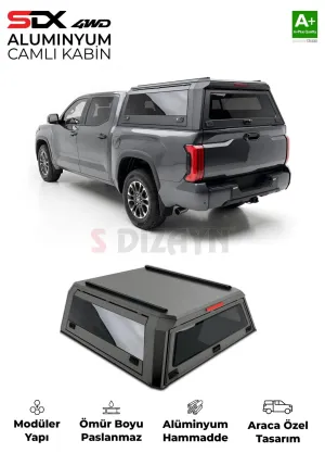 s-dizayn uyumlu SDX Ssangyong Musso Aluminyum Pro Camlı Kabin 2018 Üzeri modelleri Oto Aksesuar Shop'de. Kaliteli malzeme, hızlı kargo ve güvenli alışverişle