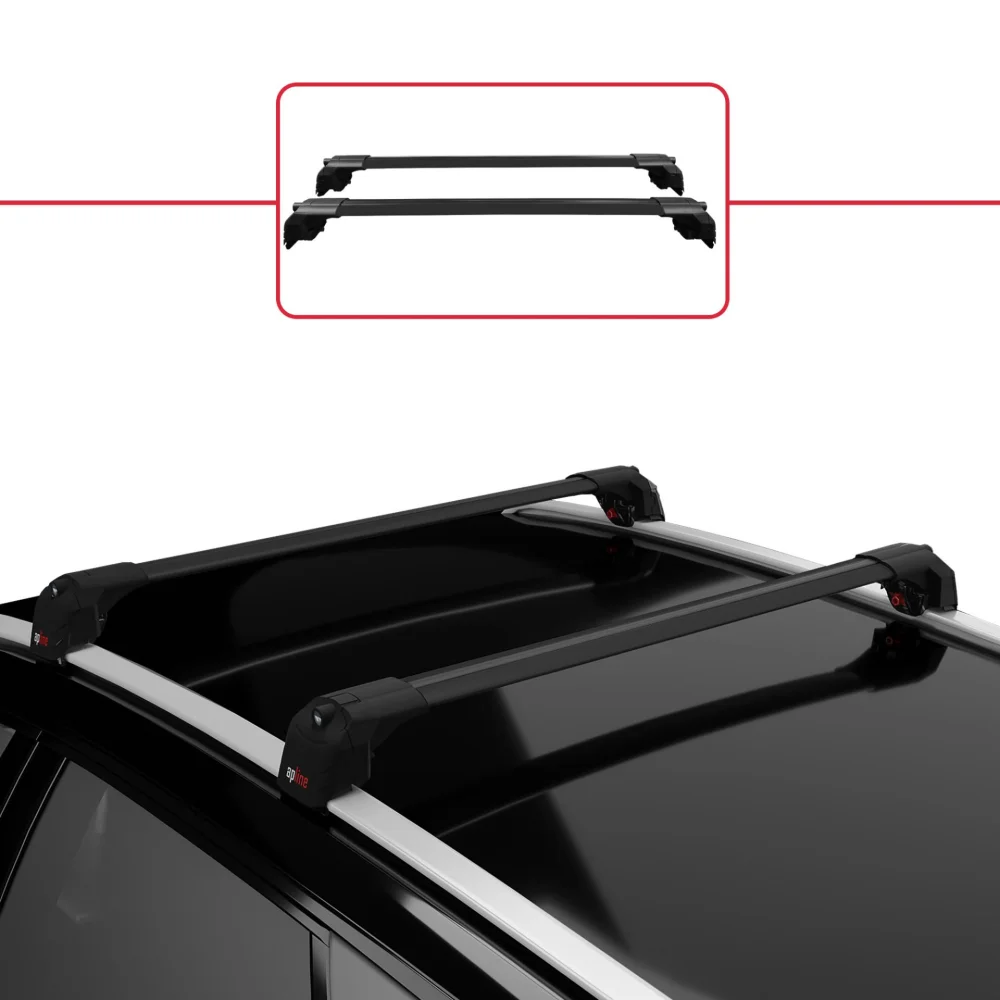 Volvo V60 ESTATE 2011-2018 Arası ile uyumlu ACE-2 Ara Atkı Tavan Barı SİYAH