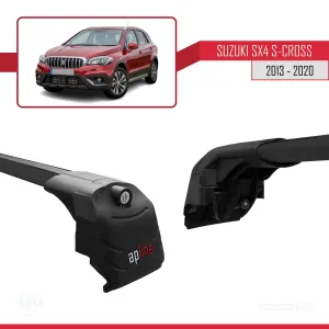 Suzuki SX4 S-CROSS 2014-2021 Arası ile uyumlu ACE-2 Ara Atkı Tavan Barı SİYAH thumb 3