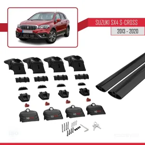 Suzuki SX4 S-CROSS 2014-2021 Arası ile uyumlu ACE-2 Ara Atkı Tavan Barı SİYAH thumb 4