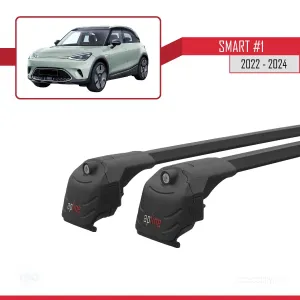 Smart #1 2022 ve Sonrası ile uyumlu ACE-2 Ara Atkı Tavan Barı SİYAH thumb 3