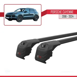 Porsche Cayenne (9YA/9YB) 2018 ve Sonrası ile uyumlu ACE-2 Ara Atkı Tavan Barı SİYAH thumb 3