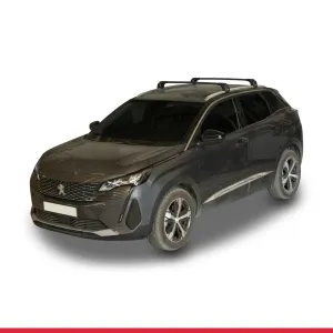Peugeot 3008 2017-2020 Arası ile uyumlu ACE-2 Ara Atkı Tavan Barı SİYAH thumb 2