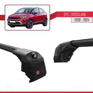 Opel CROSSLAND 2020 ve Sonrası ile uyumlu ACE-2 Ara Atkı Tavan Barı SİYAH thumb 4