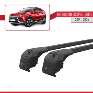 Mitsubishi Eclipse CROSS (GK) 2018 ve Sonrası ile uyumlu ACE-2 Ara Atkı Tavan Barı SİYAH thumb 3