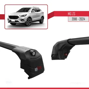 MG ZS 2018 ve Sonrası ile uyumlu ACE-2 Ara Atkı Tavan Barı SİYAH thumb 4