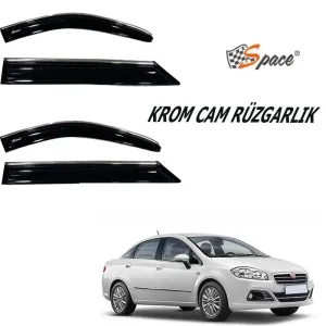 Fiat Linea 2007-2018 (Type 323) uyumlu Krom Cam Rüzgarlığı 1.2Mm 4'Lü / Caru449 modelleri DRS Tuning'de. Kaliteli malzeme, hızlı kargo ve güvenli alışverişle