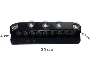 Flaş led çakarlı 27w 9 led kırmızı-mavi 8 fonksiyonlu  / LAPA175-1 thumb 2