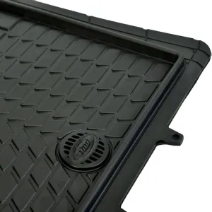 Pufi Kauçuk Paspas Universal Racing Havuzlu Siyah / TEPAY510-S - Görsel 4