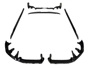 5 SERİSİ 2023+  G60  İÇİN AERO KIT (PIANO BLACK) - Görsel 4