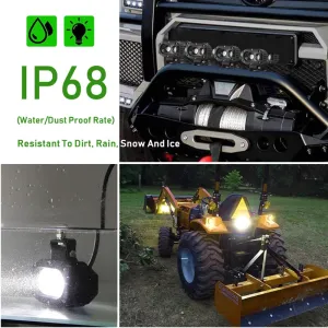 Offroad sis lambası 40w beyaz-amber çakarsız 12-30v / LASS298 - Görsel 2