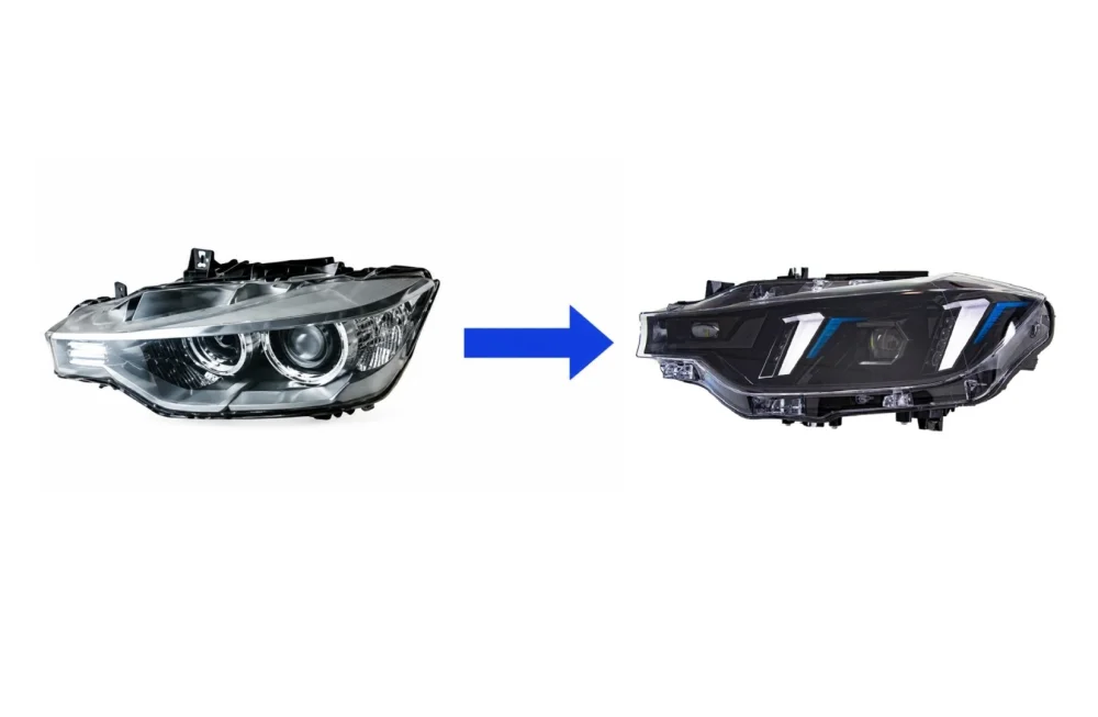 F30 3 SERİSİ MAKYAJSIZ KASA LAZER FAR(XENON İÇİN 2013-2015)