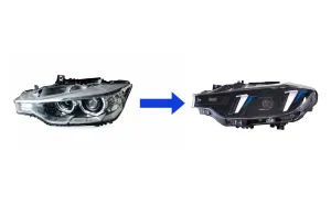 F30 3 Seri̇si̇ Makyajsiz Kasa Lazer Far(Xenon İçi̇n 2013-2015)