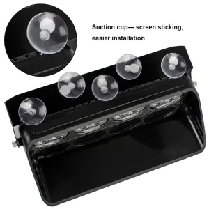 Cam İçi Çakar Lamba Uzaktan Kumandalı 16 Led 24W 12V Kırmızı-Mavi / Lapa520 - Görsel 2