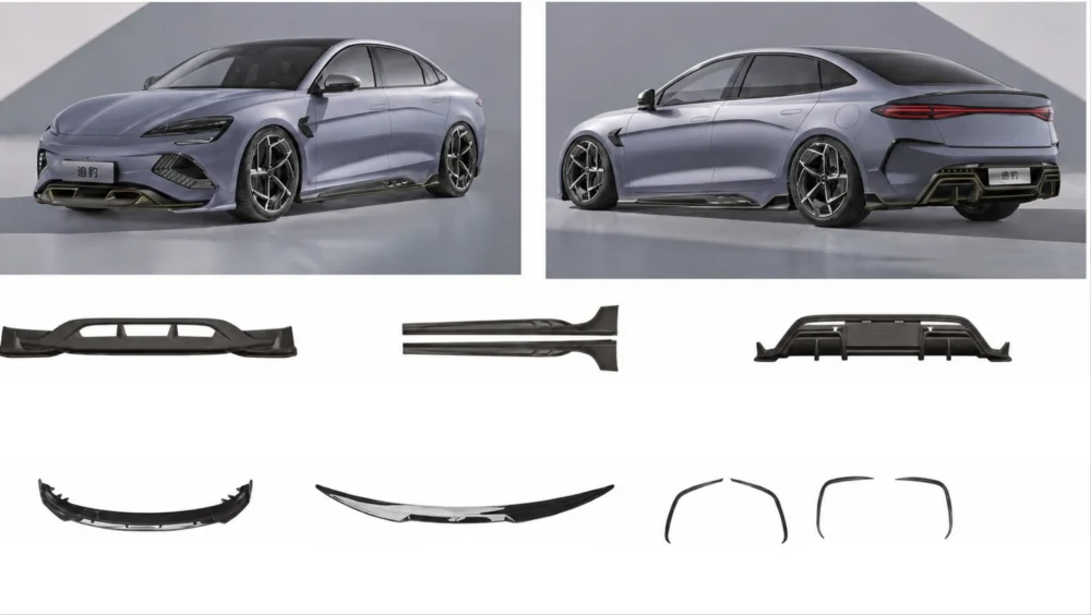 BYD SEAL SEDAN İÇİN PERFORMANS BODY KIT (PIANO BLACK)