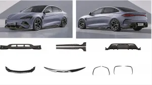Byd Seal Sedan İçi̇n Performans Body Kit (Piano Black)
