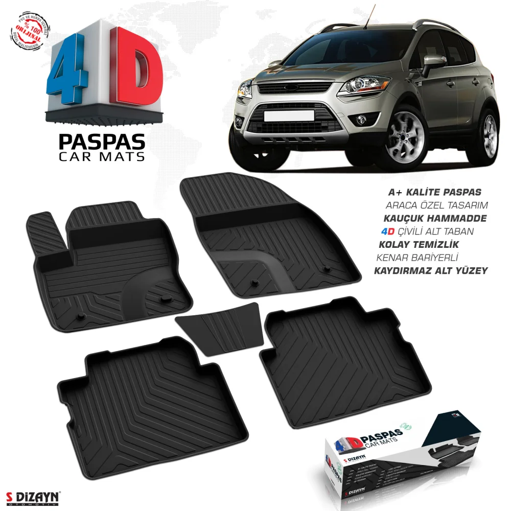 Kuga 1 4D Havuzlu Paspas 2008-2013 A+Kalite
