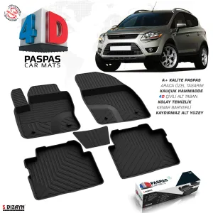 Kuga 1 4D Havuzlu Paspas 2008-2013 A+Kalite