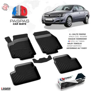 Opel Astra H Sd 4D Havuzlu Paspas 2004 Ve Üzeri A+Kalite