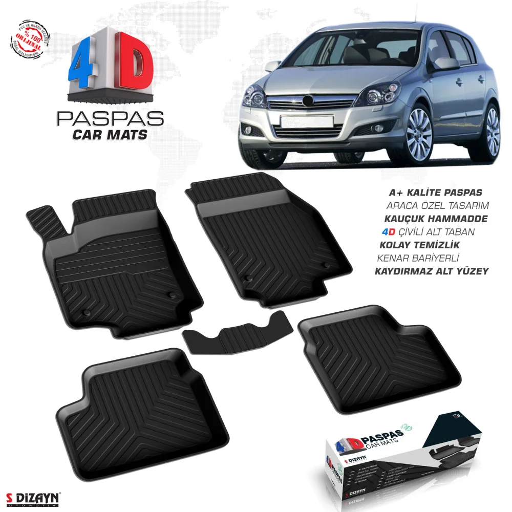 Opel Astra H HB 4D Havuzlu Paspas 2004-2013 A+Kalite