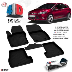 Ford Focus 3 Hb 4D Havuzlu Paspas 2011-2014 A+Kalite