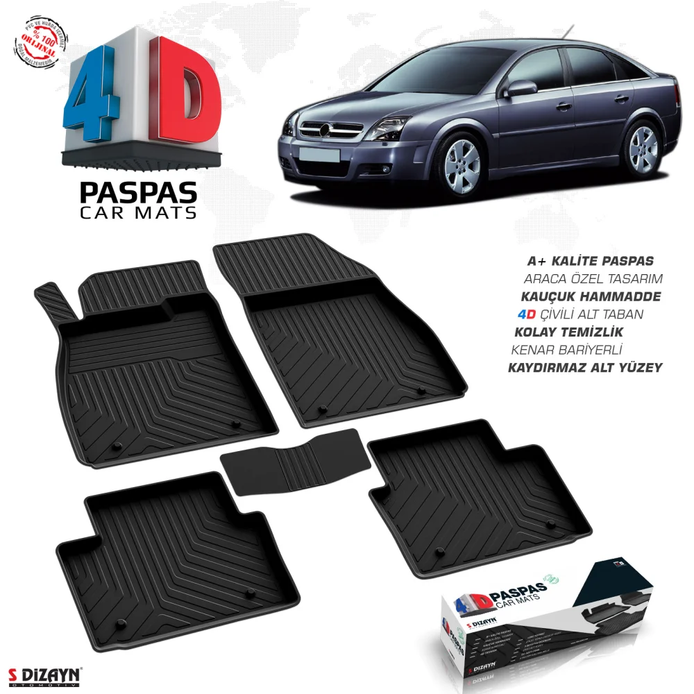 Opel Vectra C 4D Havuzlu Paspas 2002-2008 A+Kalite
