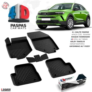 Opel Mokka 4D Havuzlu Paspas 2020 Üzeri A+ Kalite