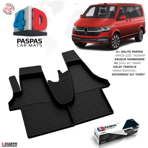 Vw Transporter T6.1 4D Havuzlu Paspas 2019-2025 A+Kalite