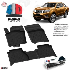 Nissan Navara 4D Havuzlu Paspas 2020 Üzeri A+Kalite