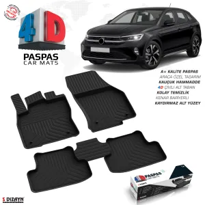 Vw Taigo 4D Havuzlu Paspas 2021 Üzeri A+Kalite