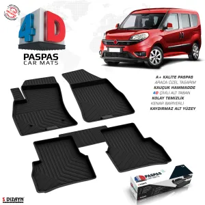 Fiat Doblo 4D Havuzlu Paspas 2010 Ve Üzeri A+Kalite