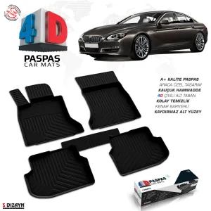 Bmw 6 Serisi F06 4D Havuzlu Paspas 2011-2018 A+Kalite