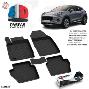 Ford Puma 4D Havuzlu Paspas 2019 Üzeri A+Kalite
