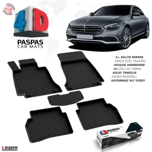 Mercedes E Serisi W214 4D Havuzlu Paspas 2021 Ve Üzeri A+ Kalite