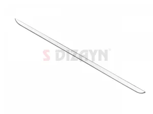 S-Dizayn Citroen C4X Krom Bagaj Alt Çıtası 2022 Üzeri A+ Kalite thumb 3