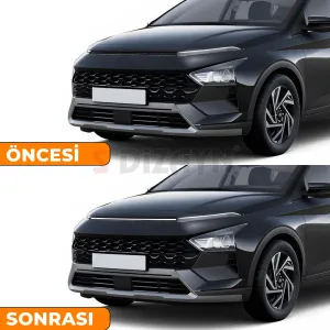 S-Dizayn Hyundai Bayon Makyajlı Krom Ön Panjur 2024 Üzeri A+ Kalite thumb 5