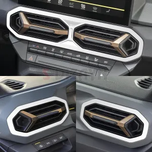 S-Dizayn Renault Duster Krom Havalandırma ve İç Kapı Kolu Çerçevesi 7 Prç. 2024 Üzeri (Mat Krom) A+ Kalite thumb 5