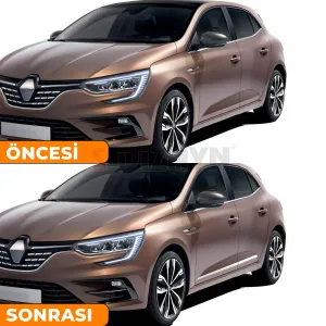 S-Dizayn Renault Megane 4 Krom Yan Kapı Çıtası 4 Prç 2016 Üzeri A+ Kalite thumb 5