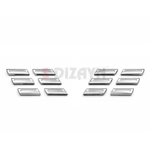 S-Dizayn Renault Taliant Krom Ön Panjur Diamond Model 12 Prç. 2021 Üzeri A+ Kalite thumb 2