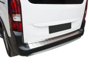S-Dizayn Toyota Proace City Krom Arka Tampon Eşiği 2018 Üzeri A+ Kalite - Görsel 5
