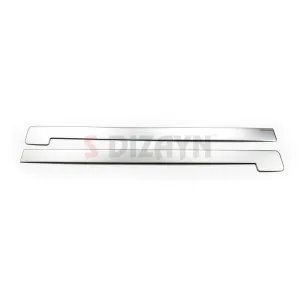 S-Dizayn Toyota Proace City Krom Sürgülü Kapı Çıtası 2 Prç 2019 Üzeri A+ Kalite - Görsel 2