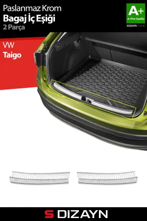 Vw Taigo Krom Bagaj İç Eşiği 2 Prç. 2020 Üzeri A+ Kalite