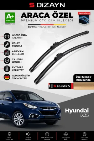 Hyundai Ix35 Ön Cam Silecek Seti 2010-2015 Premium Araca Özel 60-40 Cm  A+ Kalite