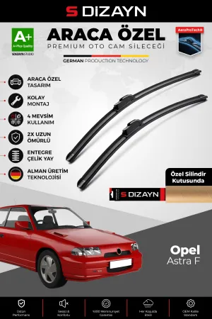 Opel Astra F Ön Cam Silecek Seti 1992-1998 Premium Araca Özel 45-45 Cm  A+ Kalite