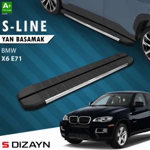 BMW X6 2008-2014 (E72) uyumlu E71 S-Line Krom Yan Basamak 193 Cm 2008-2014 A+ Kalite modelleri DRS Tuning'de. Kaliteli malzeme, hızlı kargo ve güvenli
